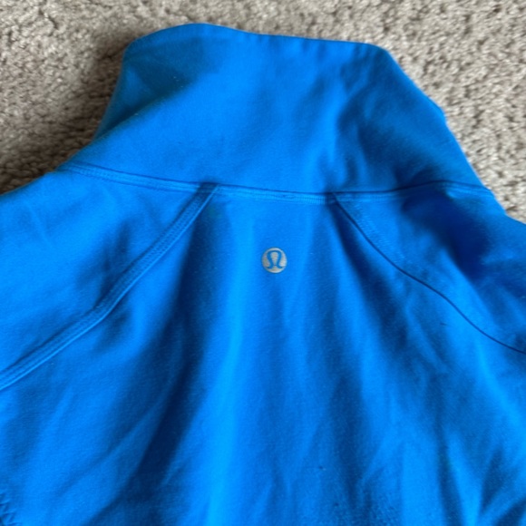 Lululemon Bright Blue Full Length Define Zip Up Size 10 - Picture 9 of 9